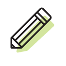 Pencil icon representing detailed drawings